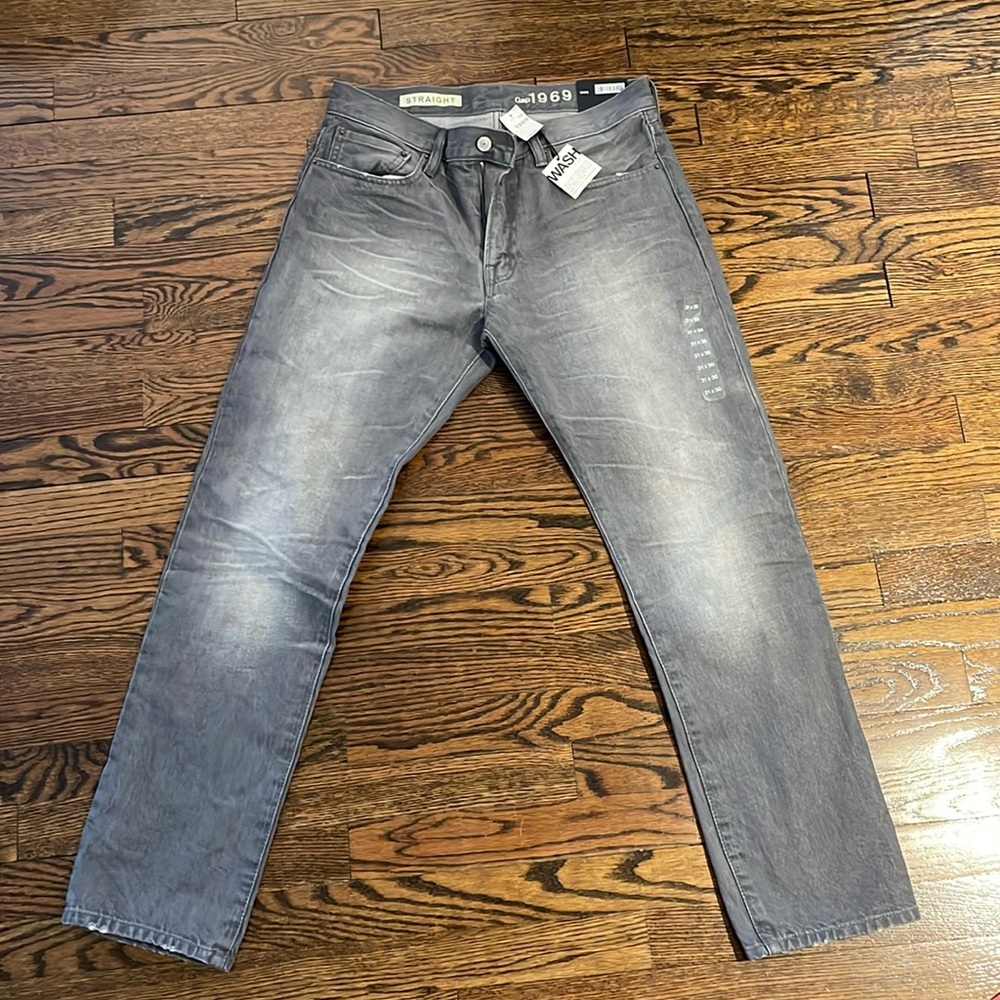 1969 straight washed gap jeans. Size 31/30. New with tags